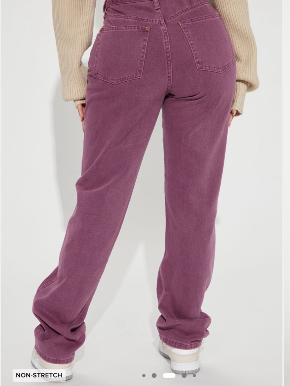 Fashion Nova Purple Mood Ring Straight Leg Jeans NWT - Picture 3 of 6